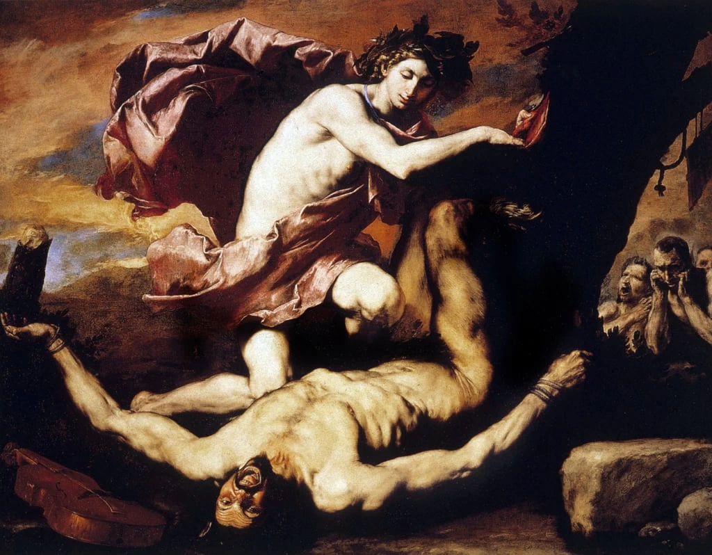 Jusepe de Ribera - Apollo e Marsia, Museo di Capodimonte, Napoli, dettaglio
